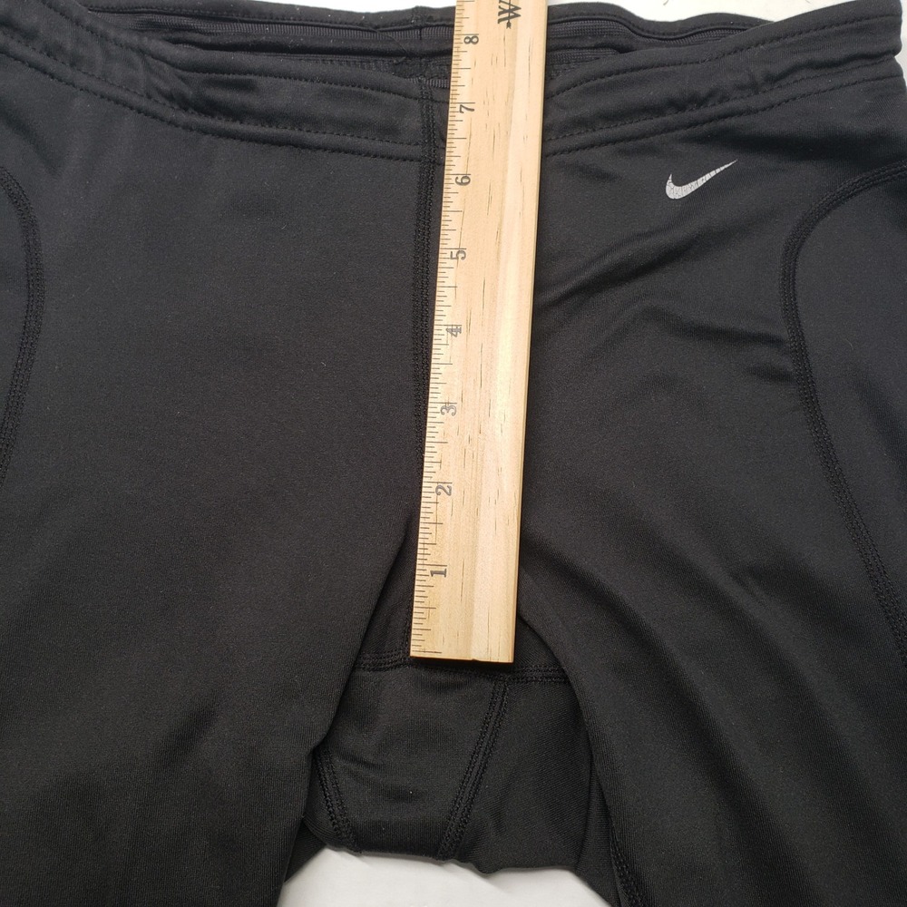Nike Tech Running Leggings Womens XS Black Reflective Ankle Zip Workout Athletic - Picture 6 of 16